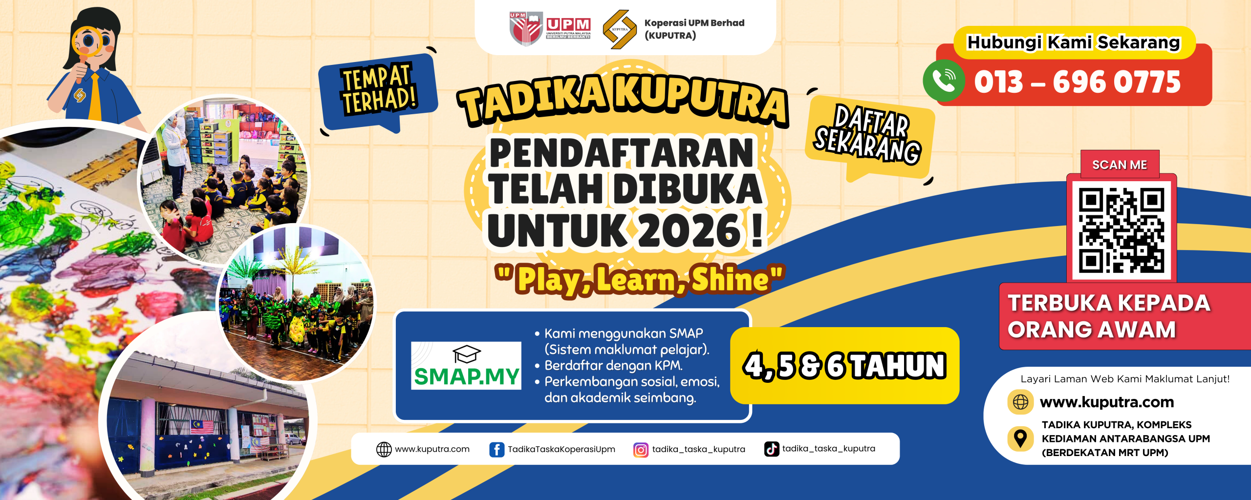 Banner KUPUTRA Printing (72 x 28.8 in)